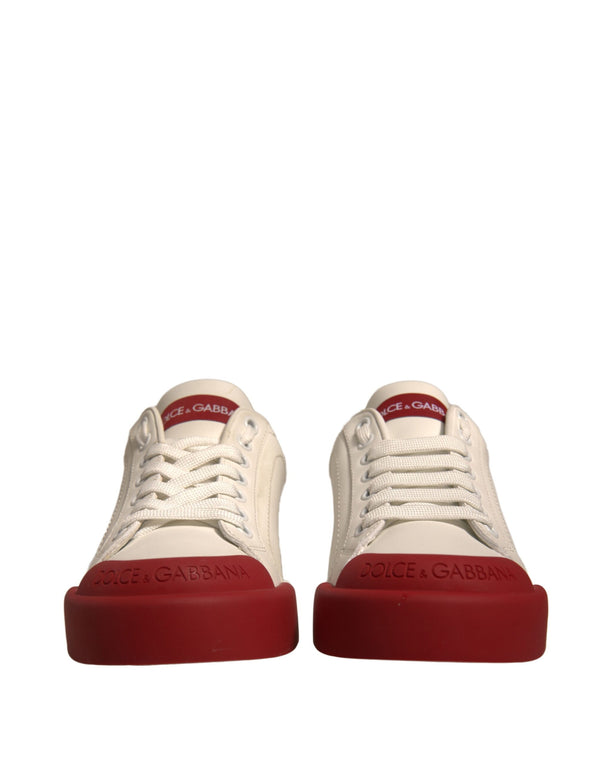 Dolce & Gabbana 100% Calf Leather sneakers in white