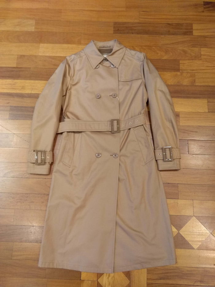 Coat Trench Doppiopetto Delon Brown Cotton |