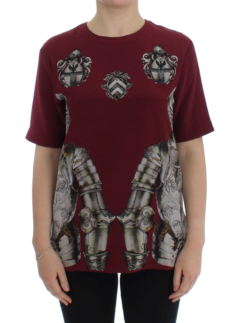 Dolce & Gabbana 100% Silk blouse in red