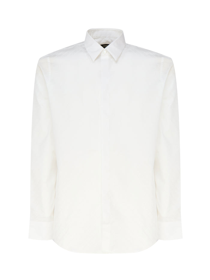 Fendi Shirts White Cotton