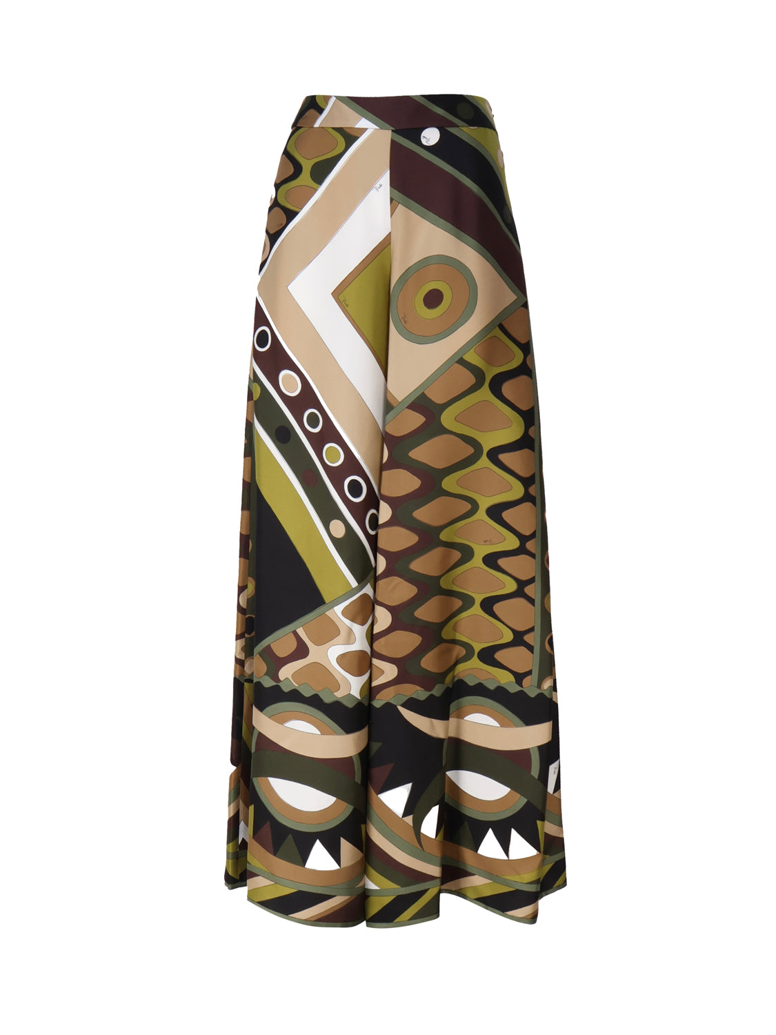 Pucci Trousers Green, Brown
