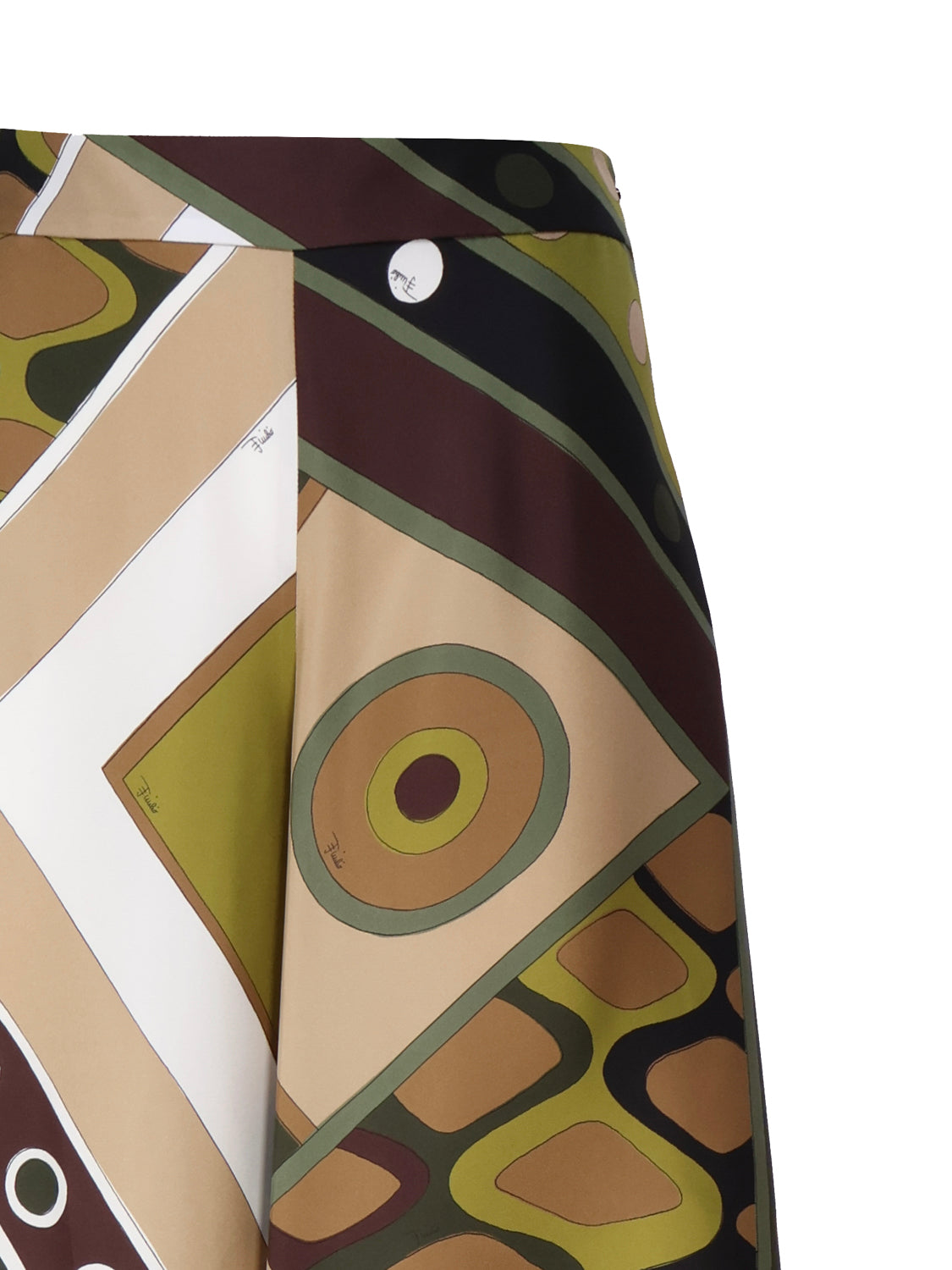Pucci Trousers Green, Brown