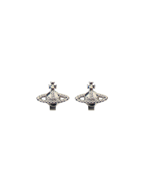 Farah Earrings Platinum Brass