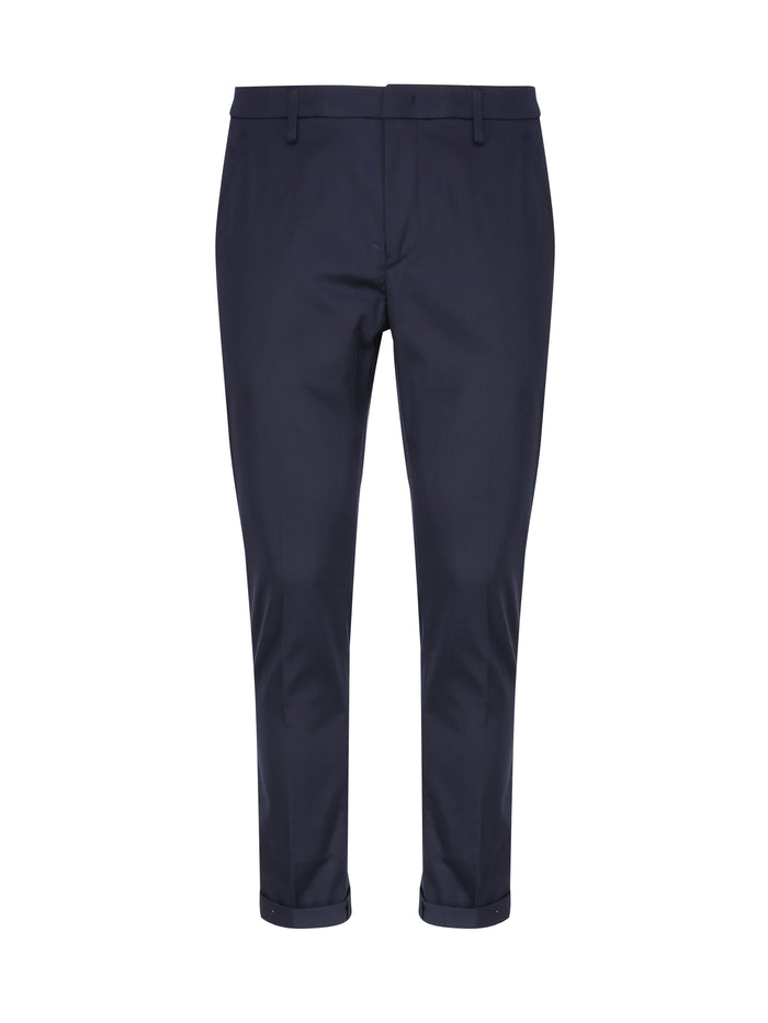 Dondup Rtw Blue Cotton Elastan
