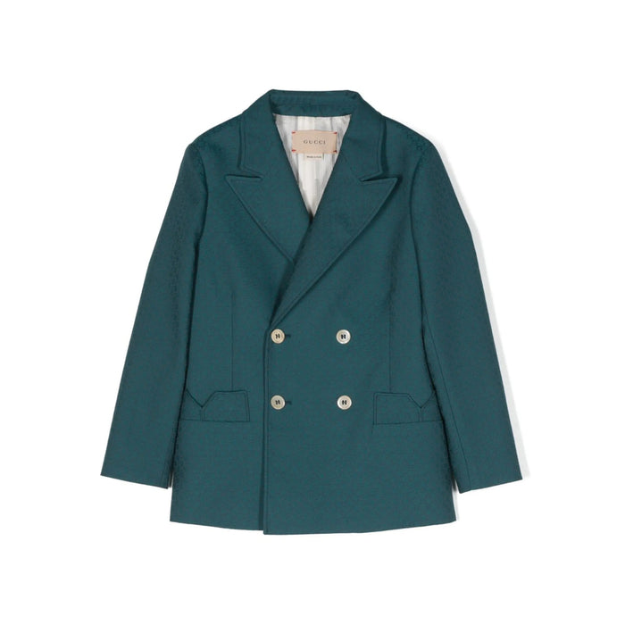 Jacket Gucci Blue Wool: 100