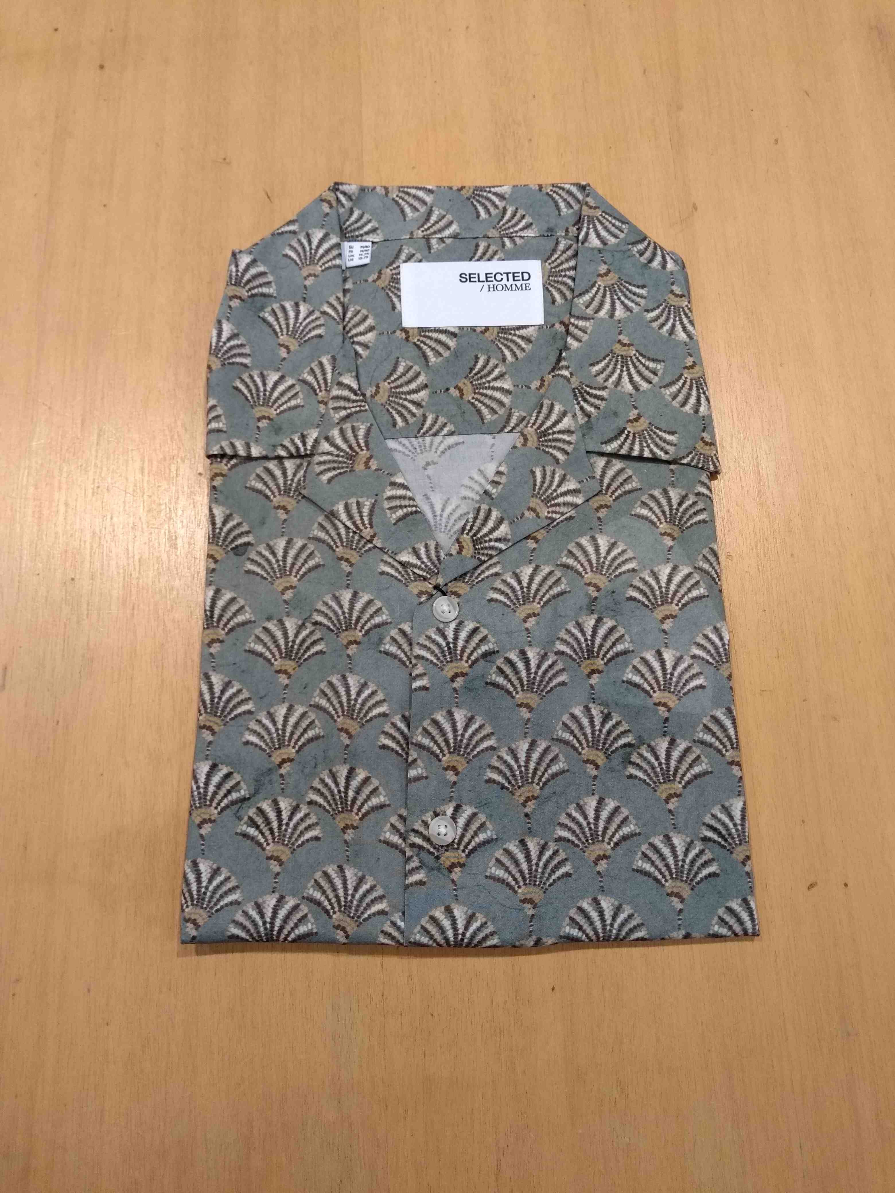 Reg Air Shirt Green Cotton |