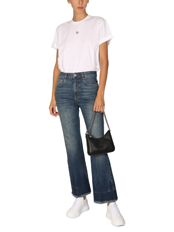 Denim Jeans Blue Cotton Elastane