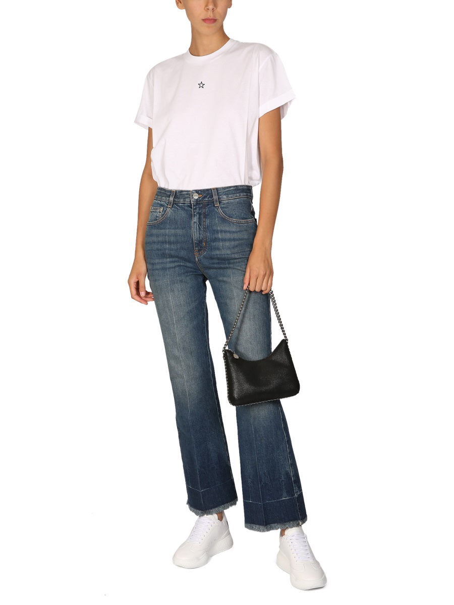 Denim Jeans Blue Cotton Elastane