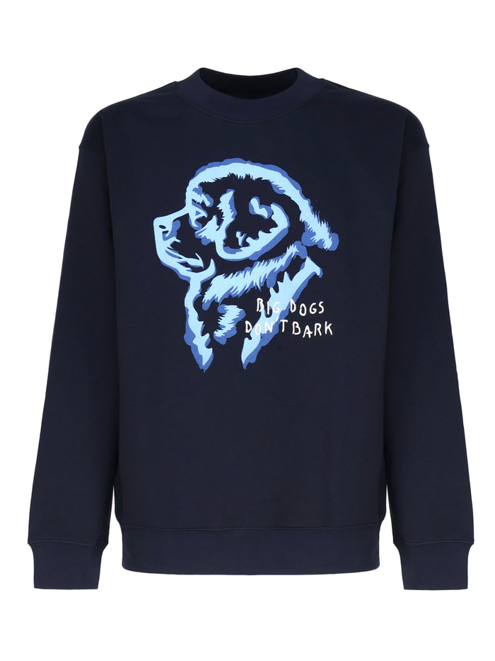 Fay Sweaters Blue Cotton