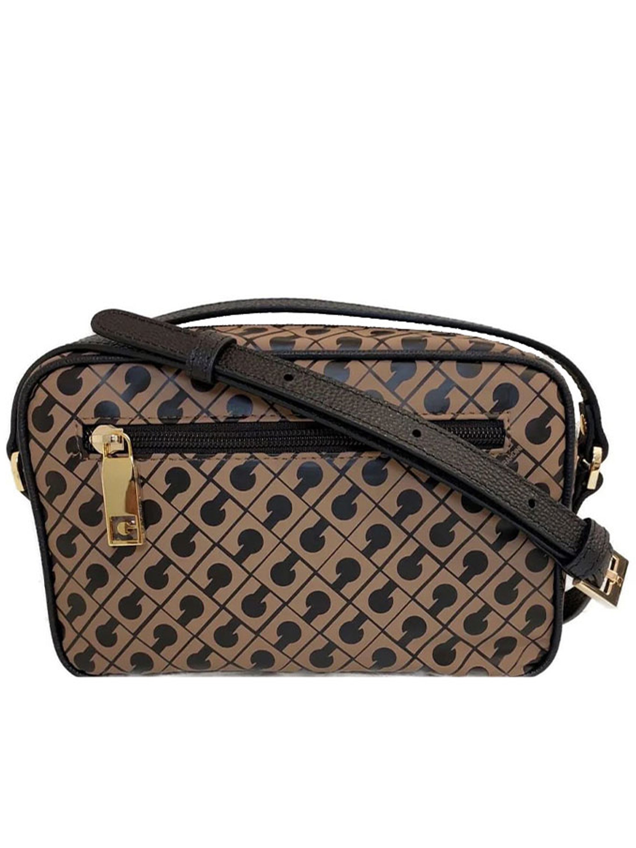 Large Crossbody Camera Bag Brown Leather | Borsa