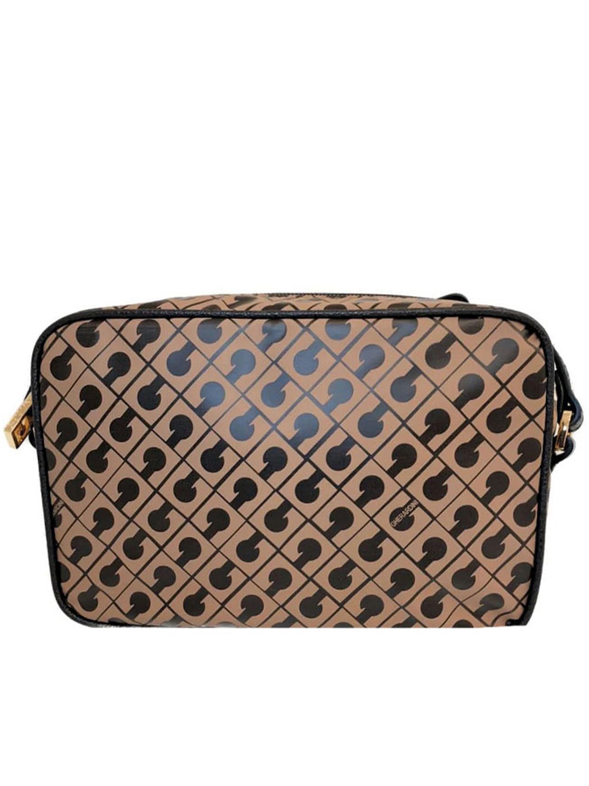 Large Crossbody Camera Bag Brown Leather | Borsa
