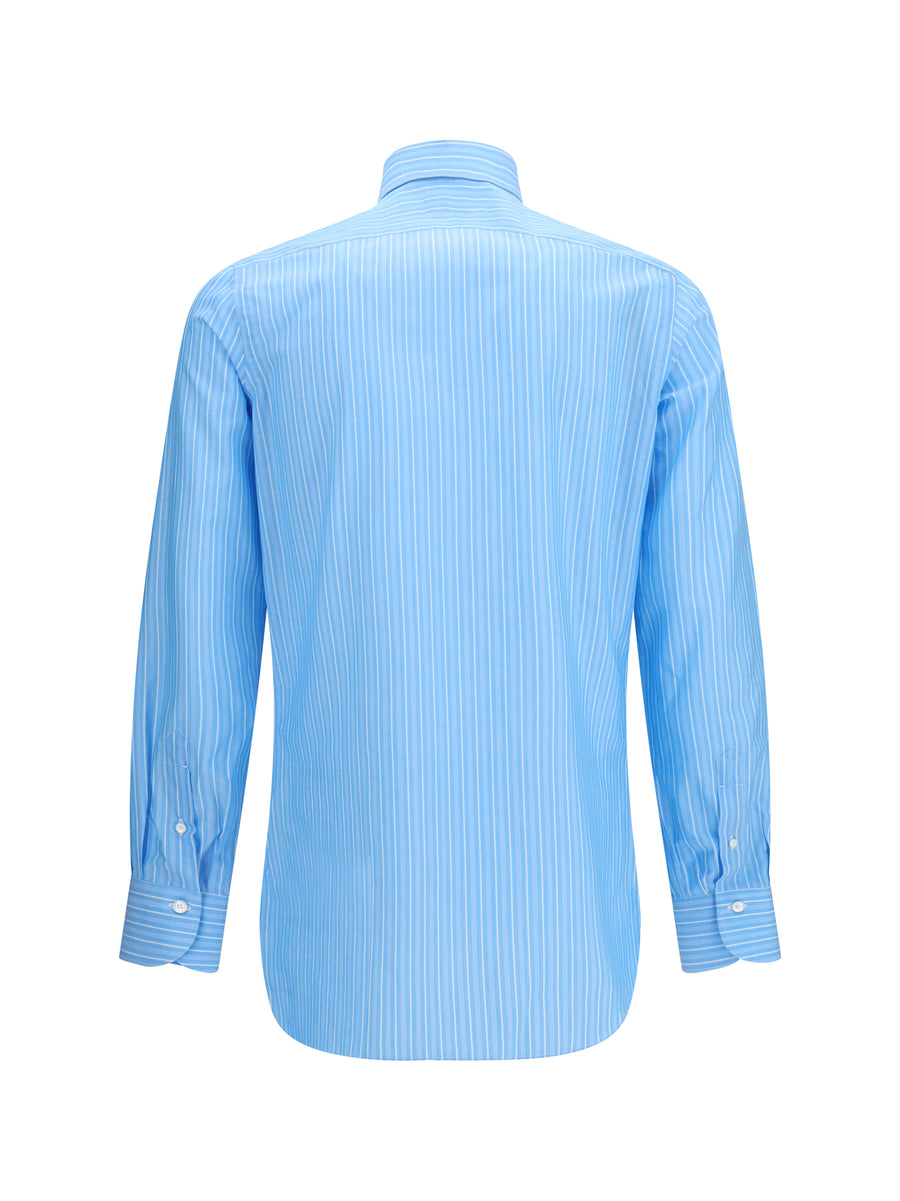Shirt 170 A Due Khaki Solid Cotton