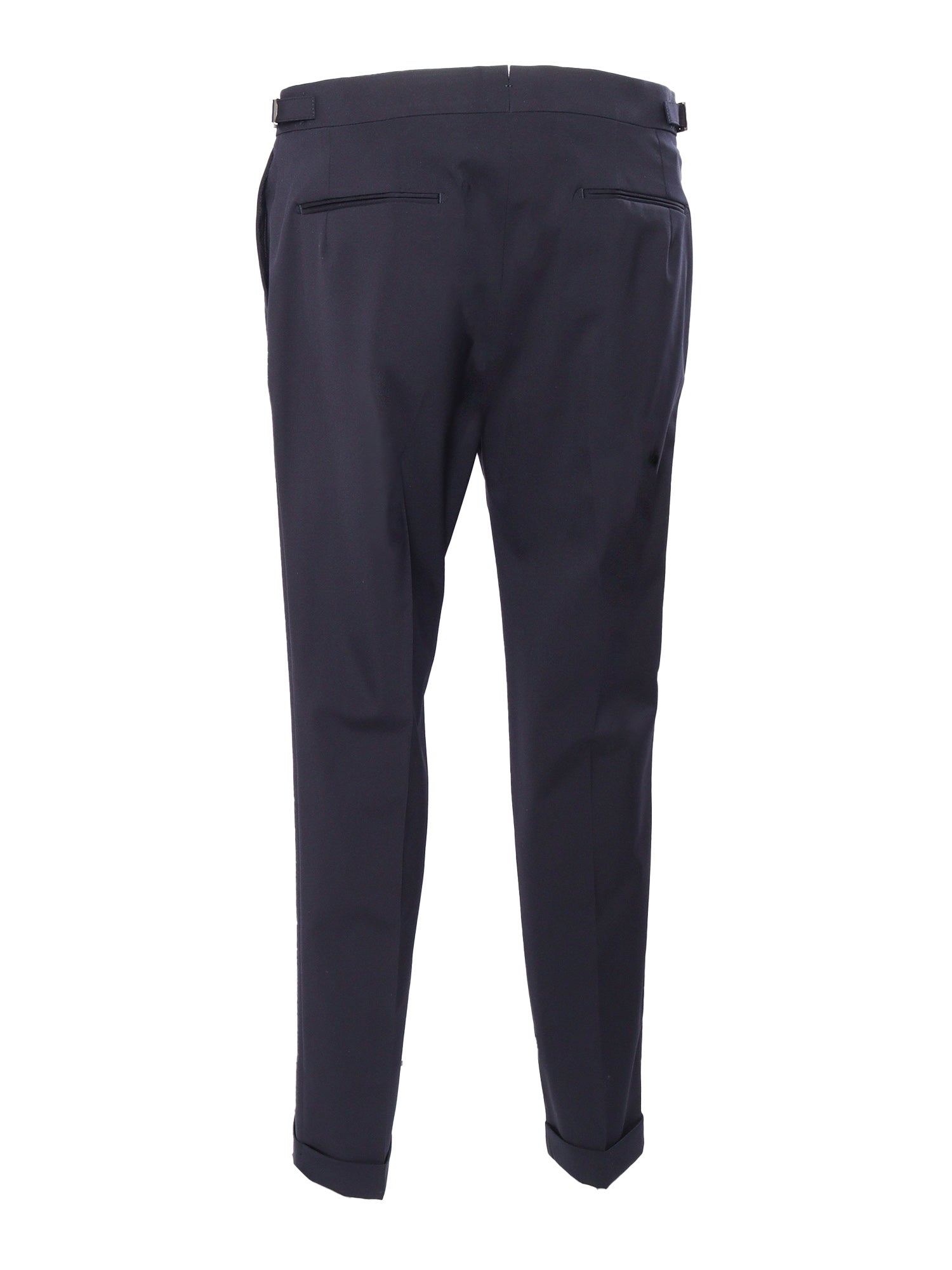 Elegant blue trousers Polyester Polyurethane Pant