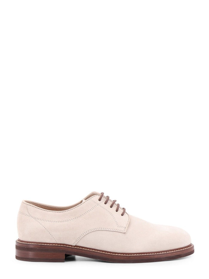 Brunello Cucinelli Flat Shoes Brown Suede