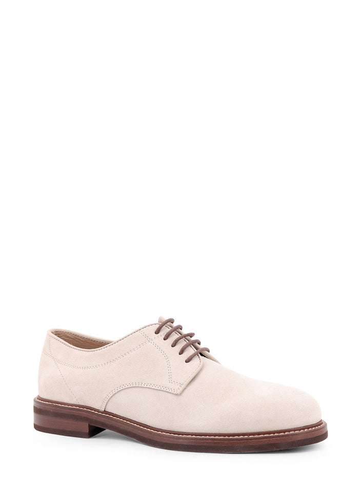 Brunello Cucinelli Flat Shoes Brown Suede