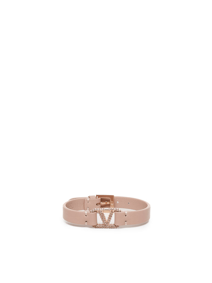 Valentino Garavani Bijoux Beige Calfskin