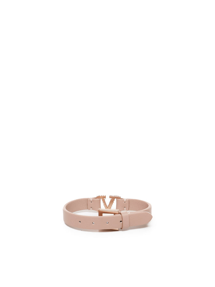 Valentino Garavani Bijoux Beige Calfskin