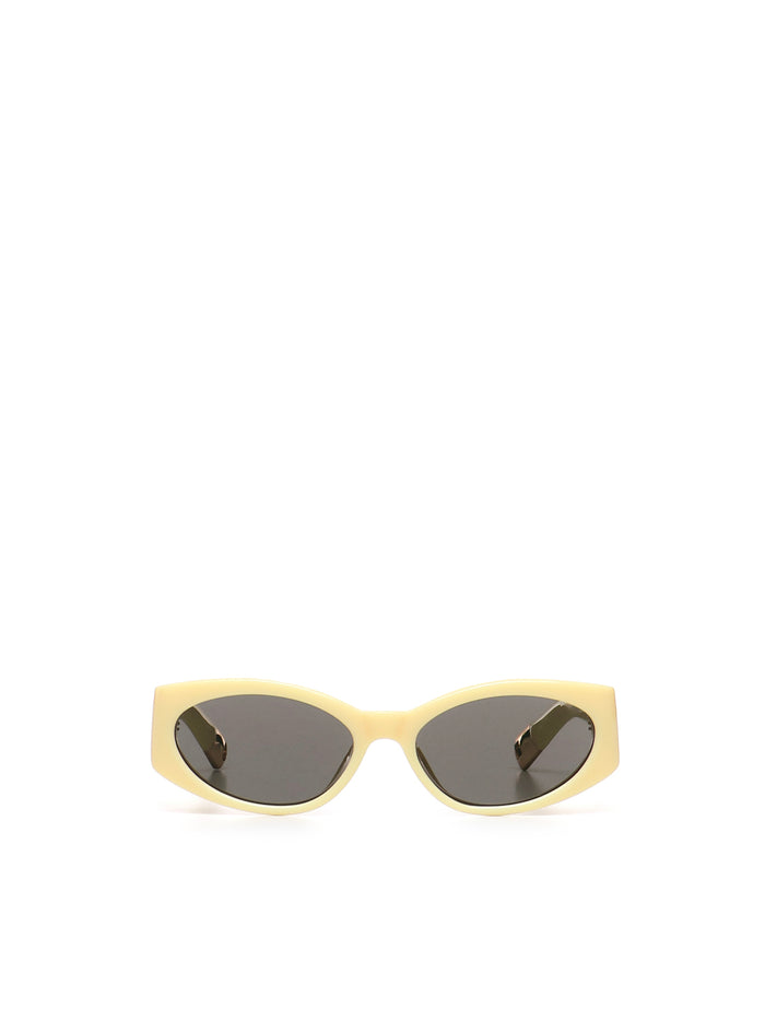 Jacquemus Sunglasses Yellow Acetate