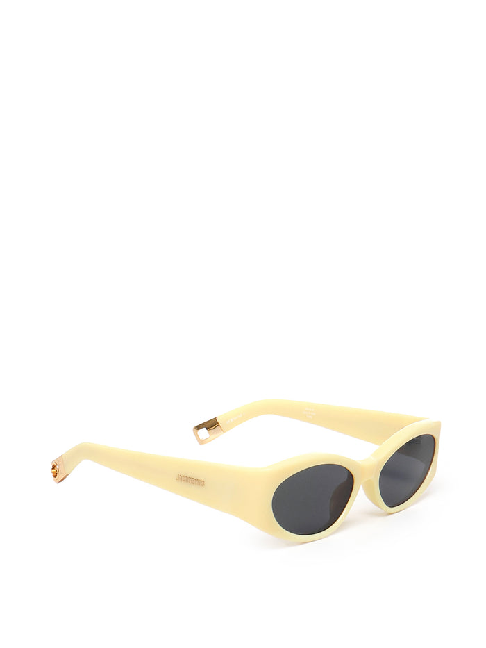 Jacquemus Sunglasses Yellow Acetate