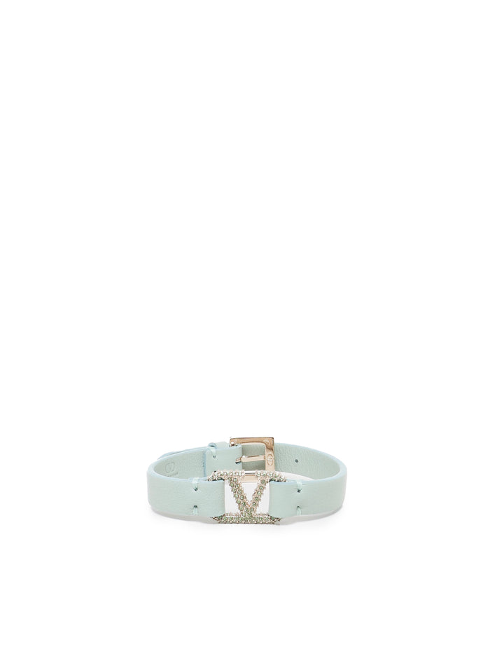 Valentino Garavani Bijoux Pale Green Calfskin