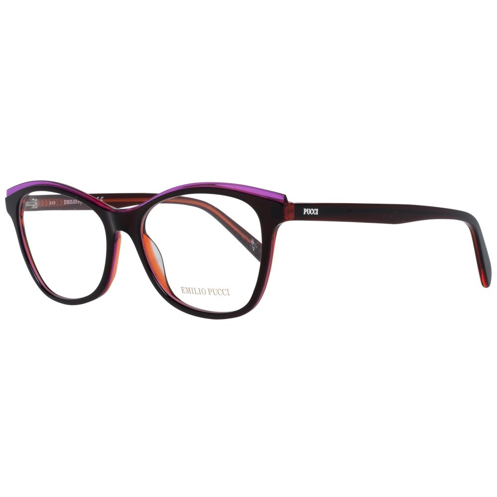 Burgundy Plastic Glasses (frames) Accessory
