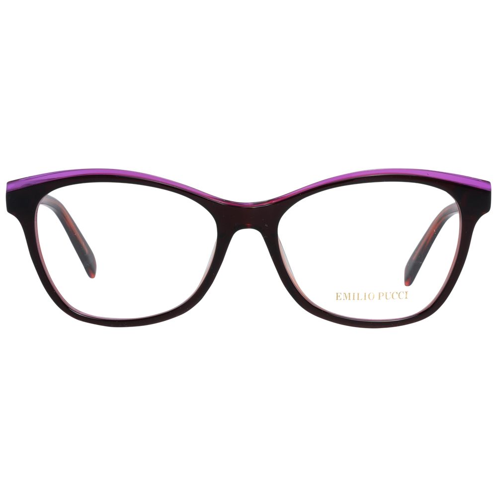 Burgundy Plastic Glasses (frames) Accessory