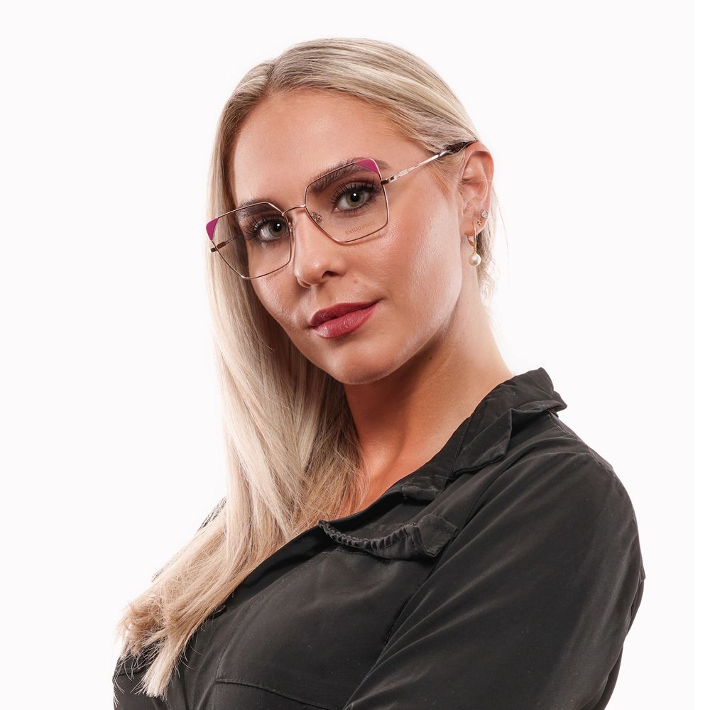 Rose Gold Metal & Plastic Glasses (frames) Accessory