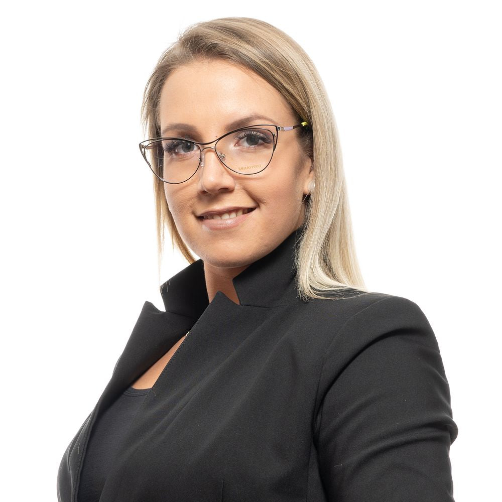 Black Metal Glasses (frames) Accessory