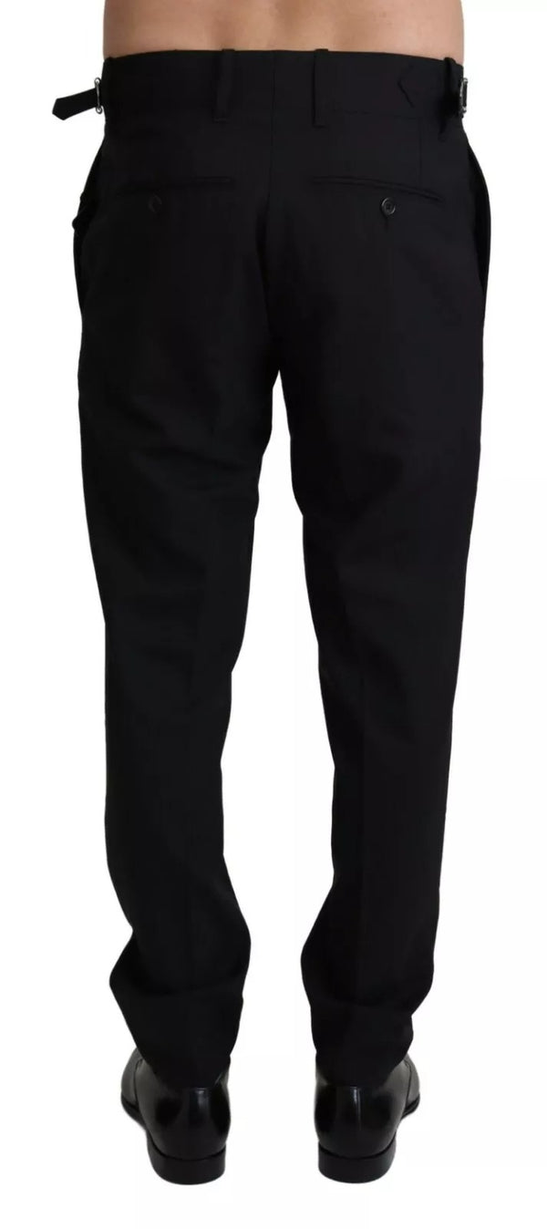 Dolce & Gabbana 98% Virgin Wool trousers in black