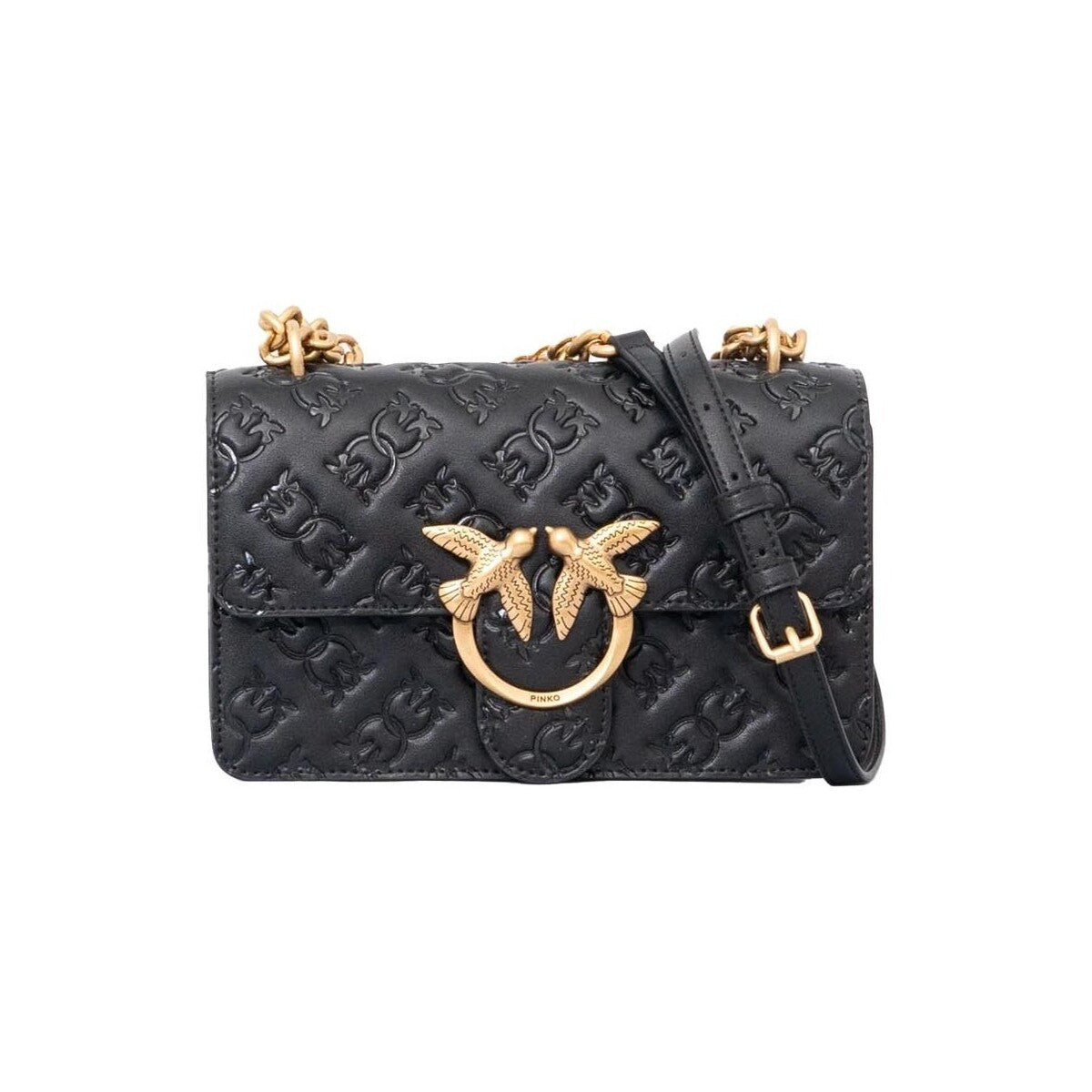 Love One Mini Dc Black Calf Leather | Bag