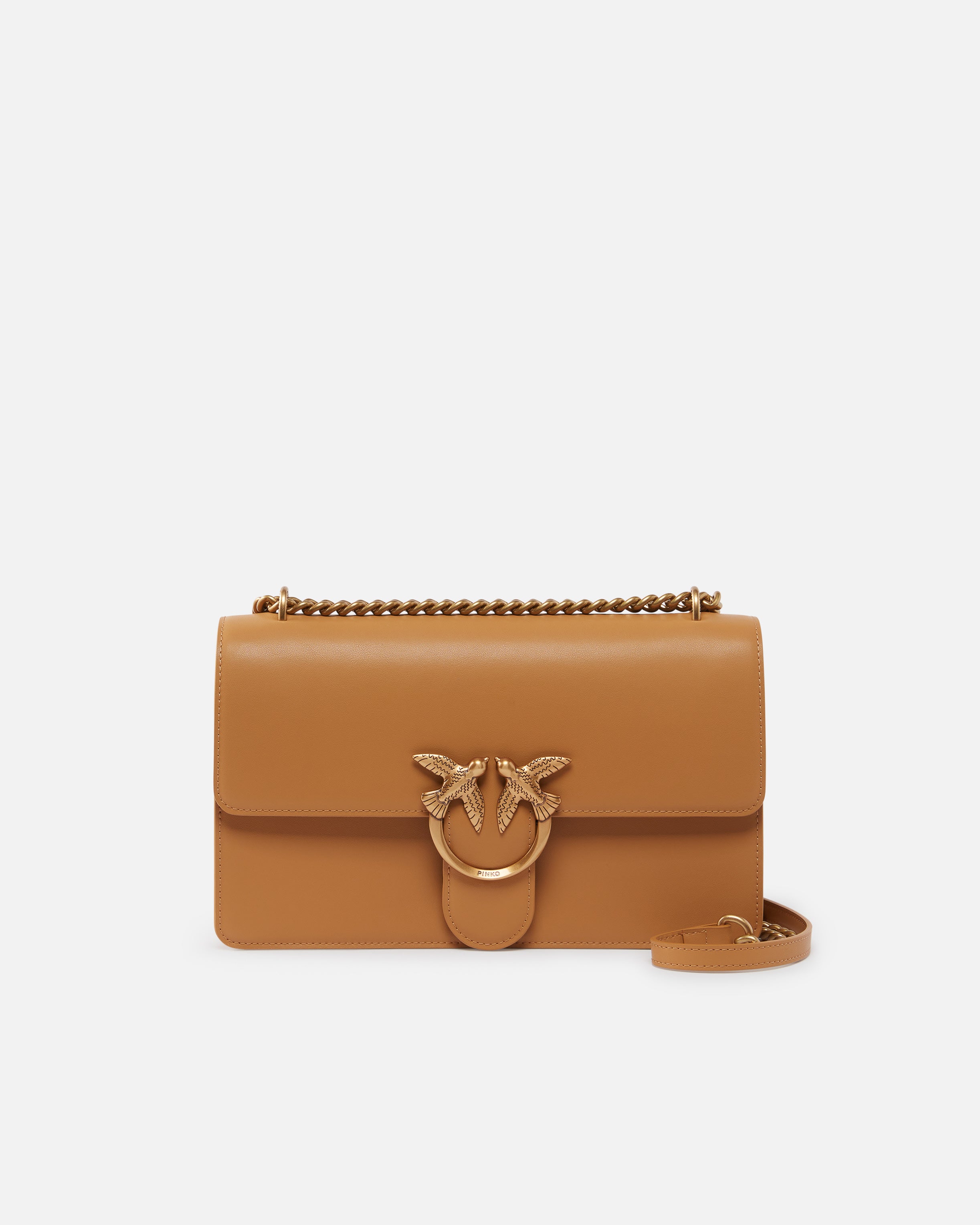 Love One Classic Dc Brown Calf Leather Bag