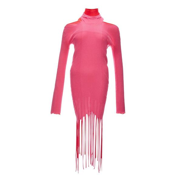 Bottega Veneta 57% Cotton tunic in pink