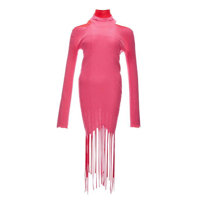 Bottega Veneta 57% Cotton tunic in pink