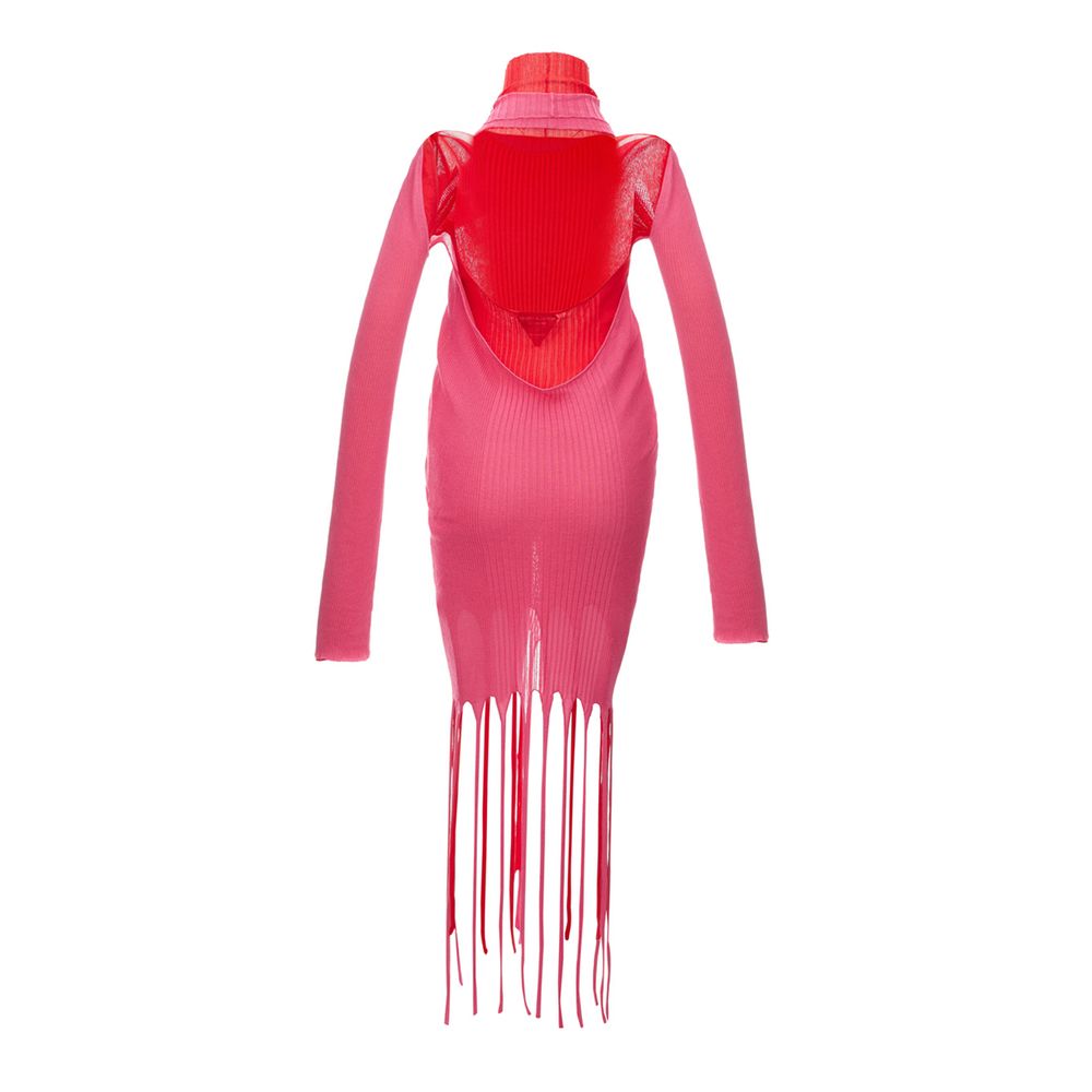 Bottega Veneta 57% Cotton tunic in pink — view 2