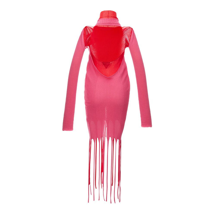Bottega Veneta 57% Cotton tunic in pink — view 2