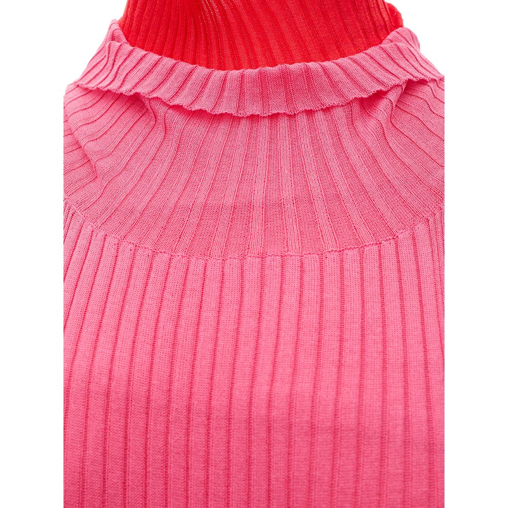 Bottega Veneta 57% Cotton tunic in pink — view 3