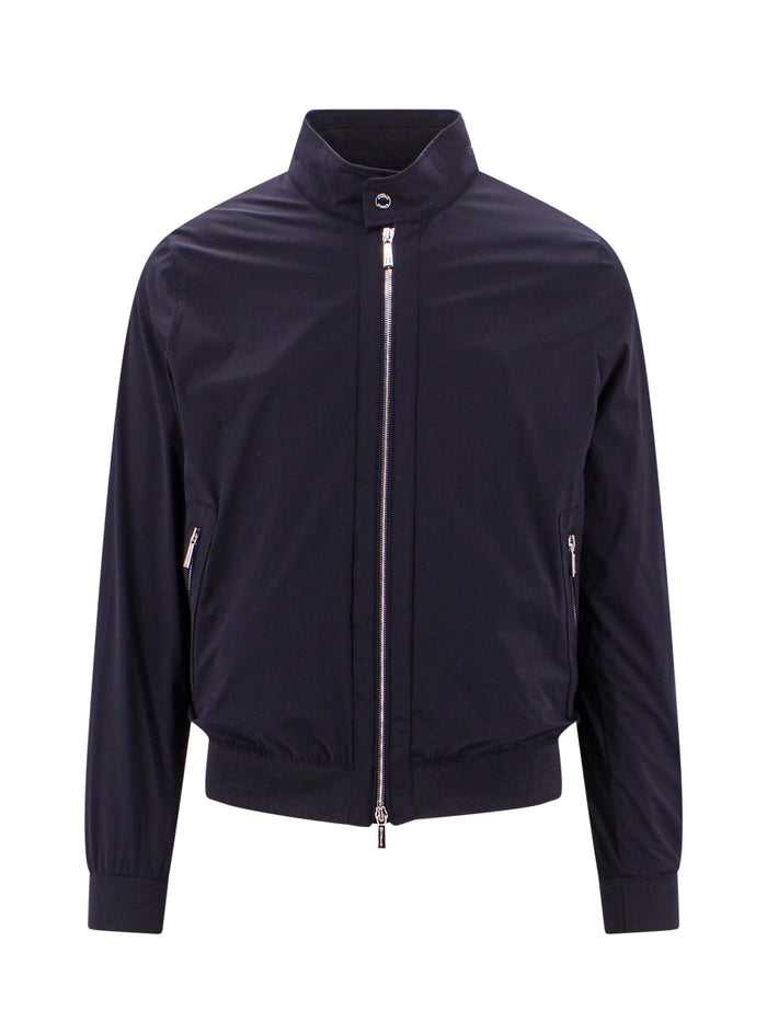 Moorer Jackets Blue Poliammide Poliuretanica