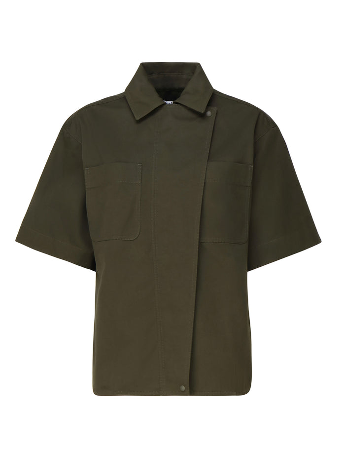 Max Mara Shirts Green Cotone