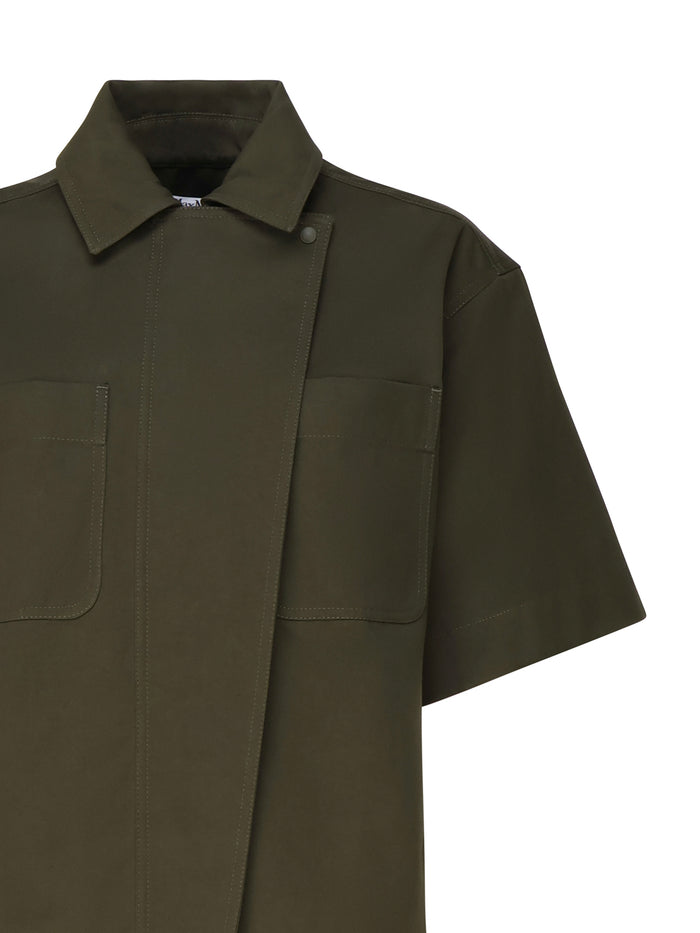 Max Mara Shirts Green Cotone