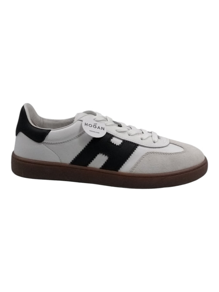 Cool Allacciato H White Calf Leather Shoe