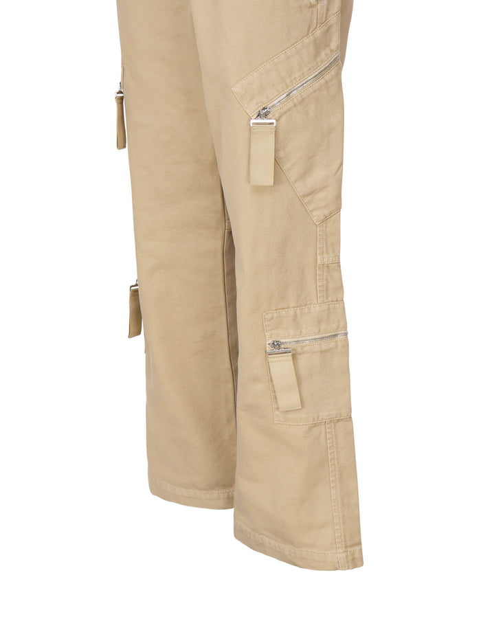 Jacquemus Jeans Beige Cotone