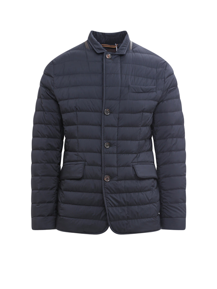 Moorer Jackets Blue Poliammide Poliuretanica
