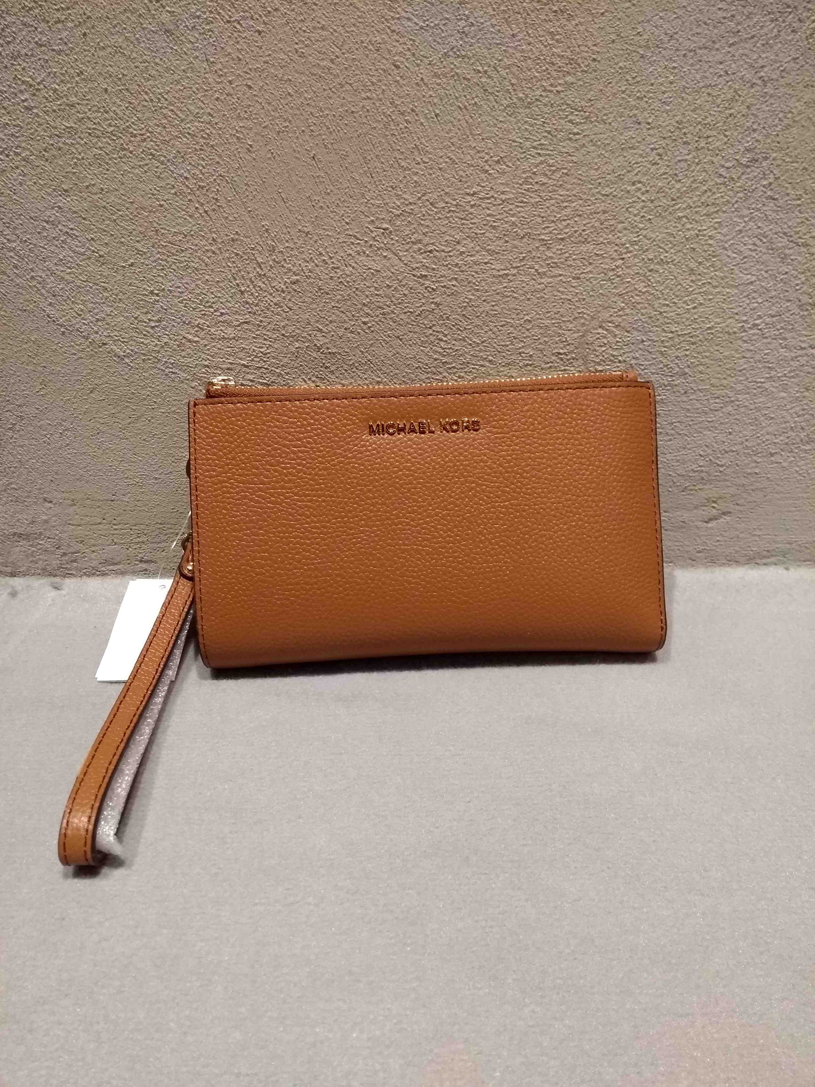 Dblzp Wristlet Brown Calf Leather | Smallleathergoods