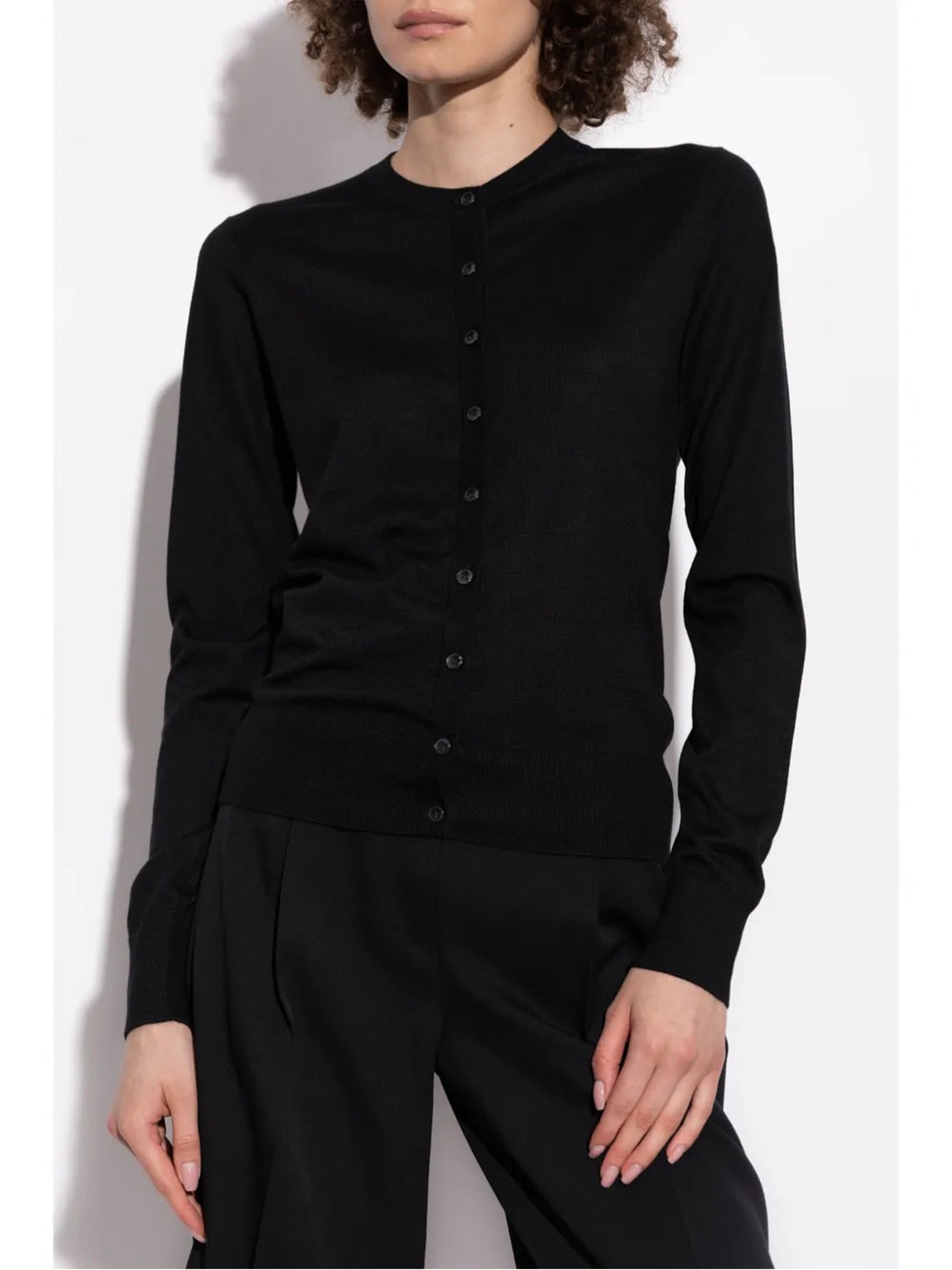 Cardigan Black Cashmere | Maglia