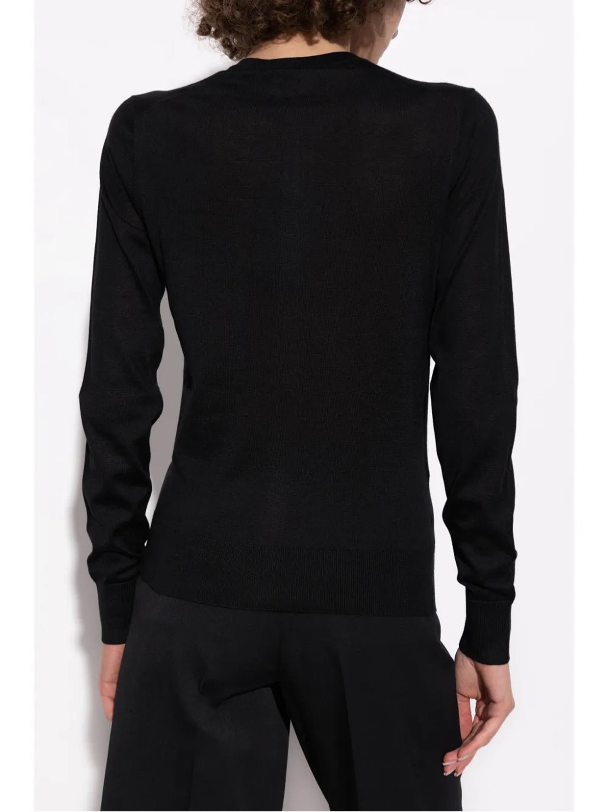 Cardigan Black Cashmere | Maglia