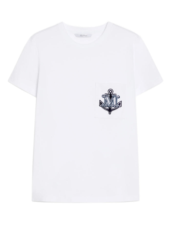 Acacia White Cotton Tshirt