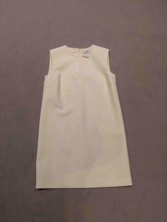 Fiuggi White Virgin Wool Dress