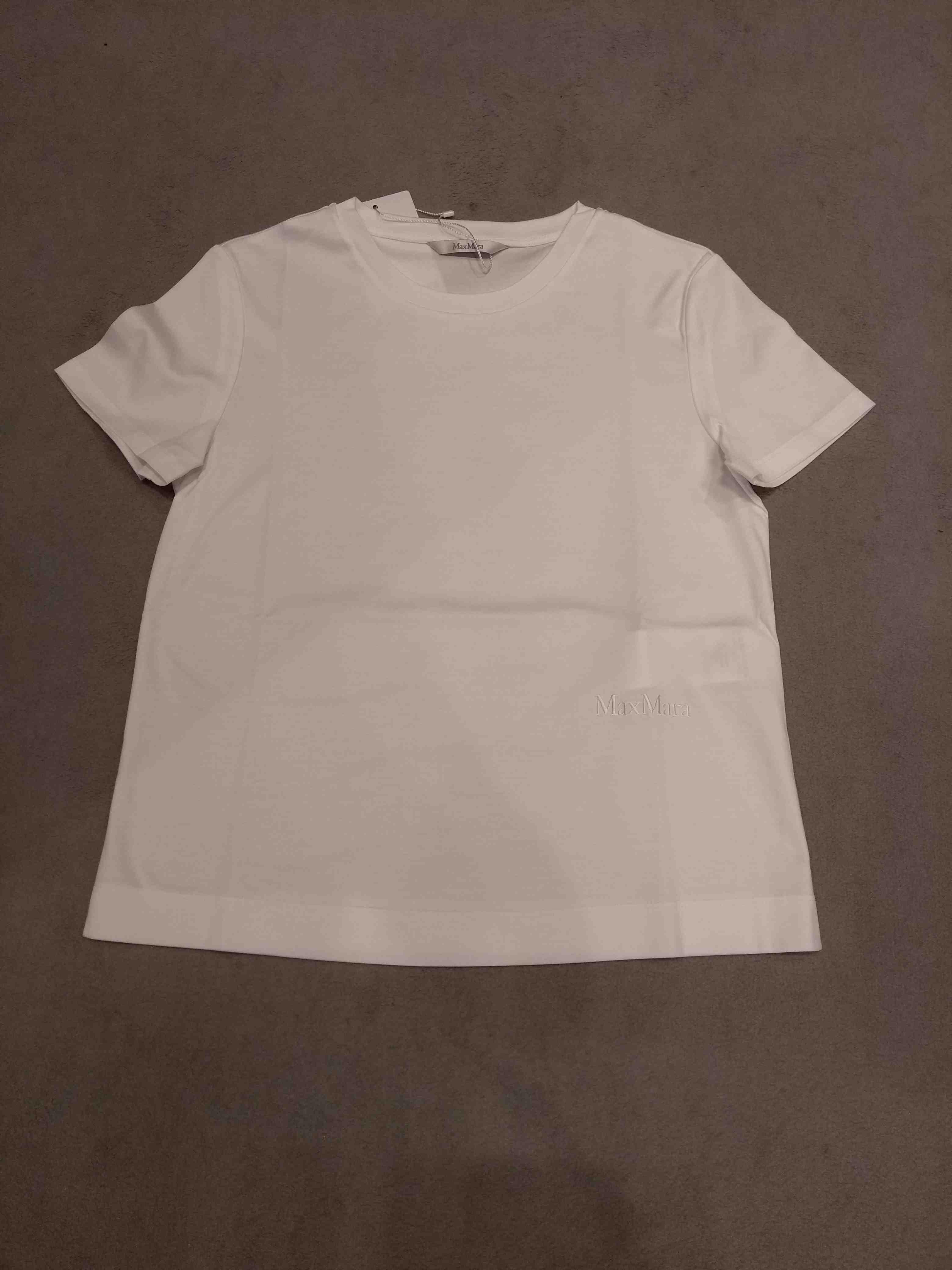 Nerina White Cotton Tshirt