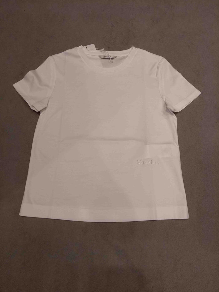 Nerina White Cotton Tshirt