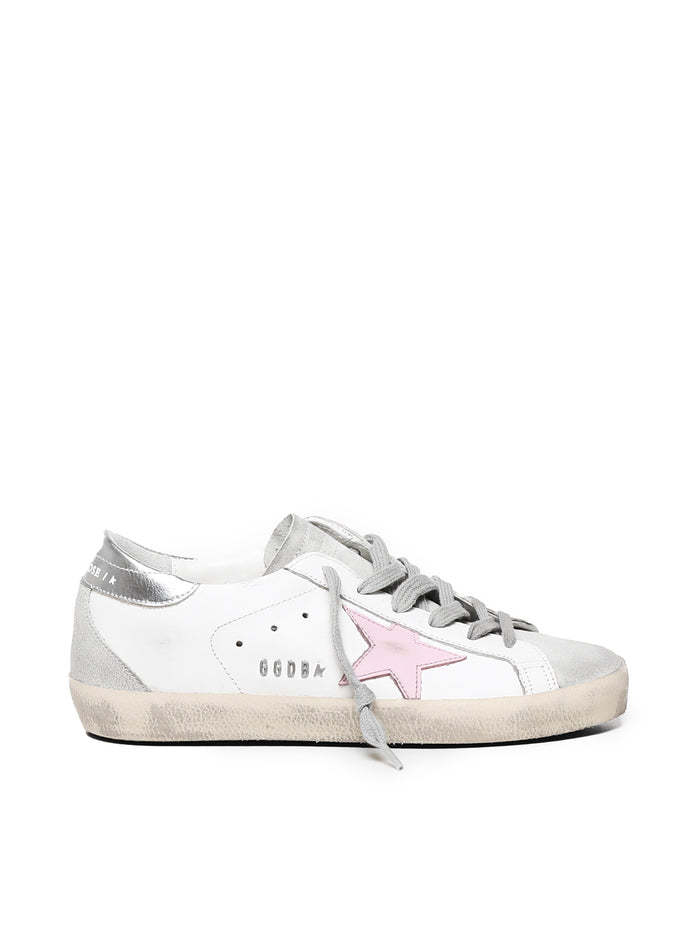 Golden Goose Sneakers White, Pale Pink Cow Leather